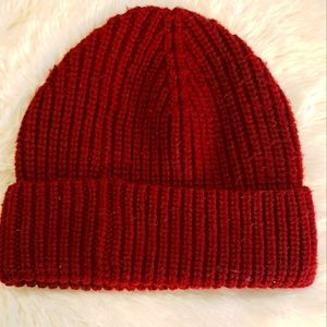 Maroon Red Beanie